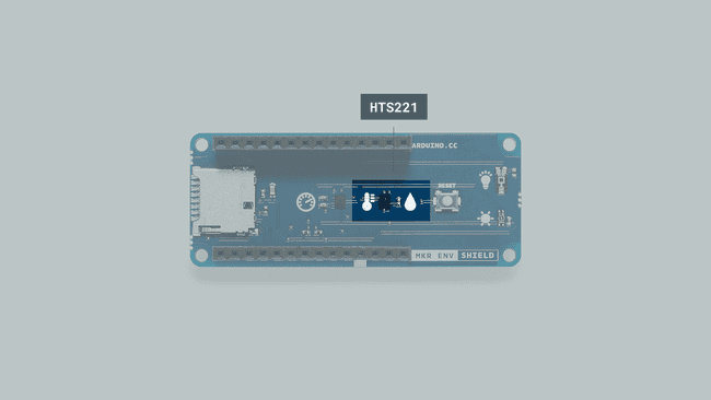 The HTS221 sensor.