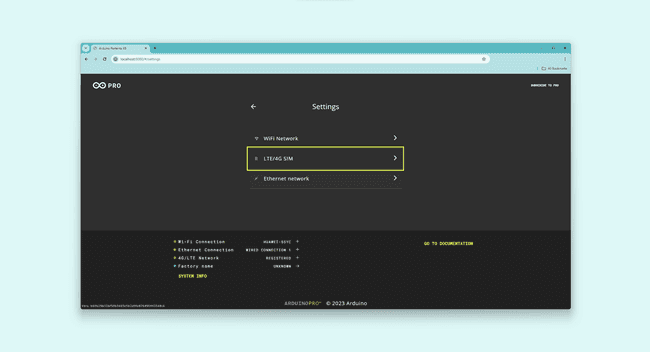 PRO 4G GNSS Module OOTB Activation - Settings Option