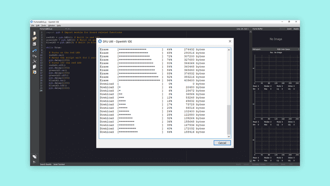 Installing firmware on Nano 33 board in OpenMV