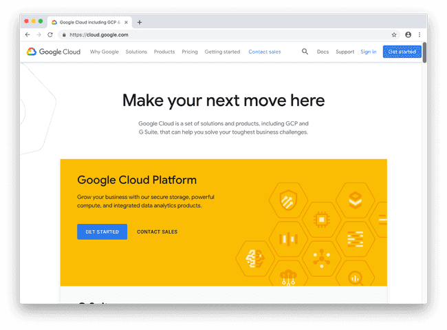 Sign in to Google Cloud.